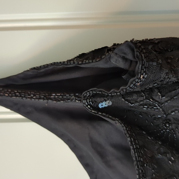 Vintage Stenay Sequined "Little Black Dress" with Cardigan - Picture 8 of 16